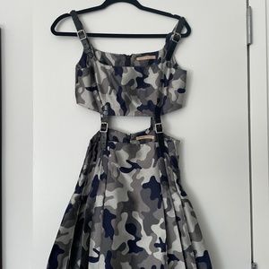Christopher Kane Camo cut out Dress